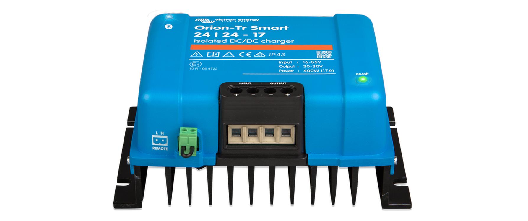 Laderegler Orion-Tr Smart 24-24 V 17A, 400 W<br>Ladewandler mit 3 Ladestufen, nicht isoliert