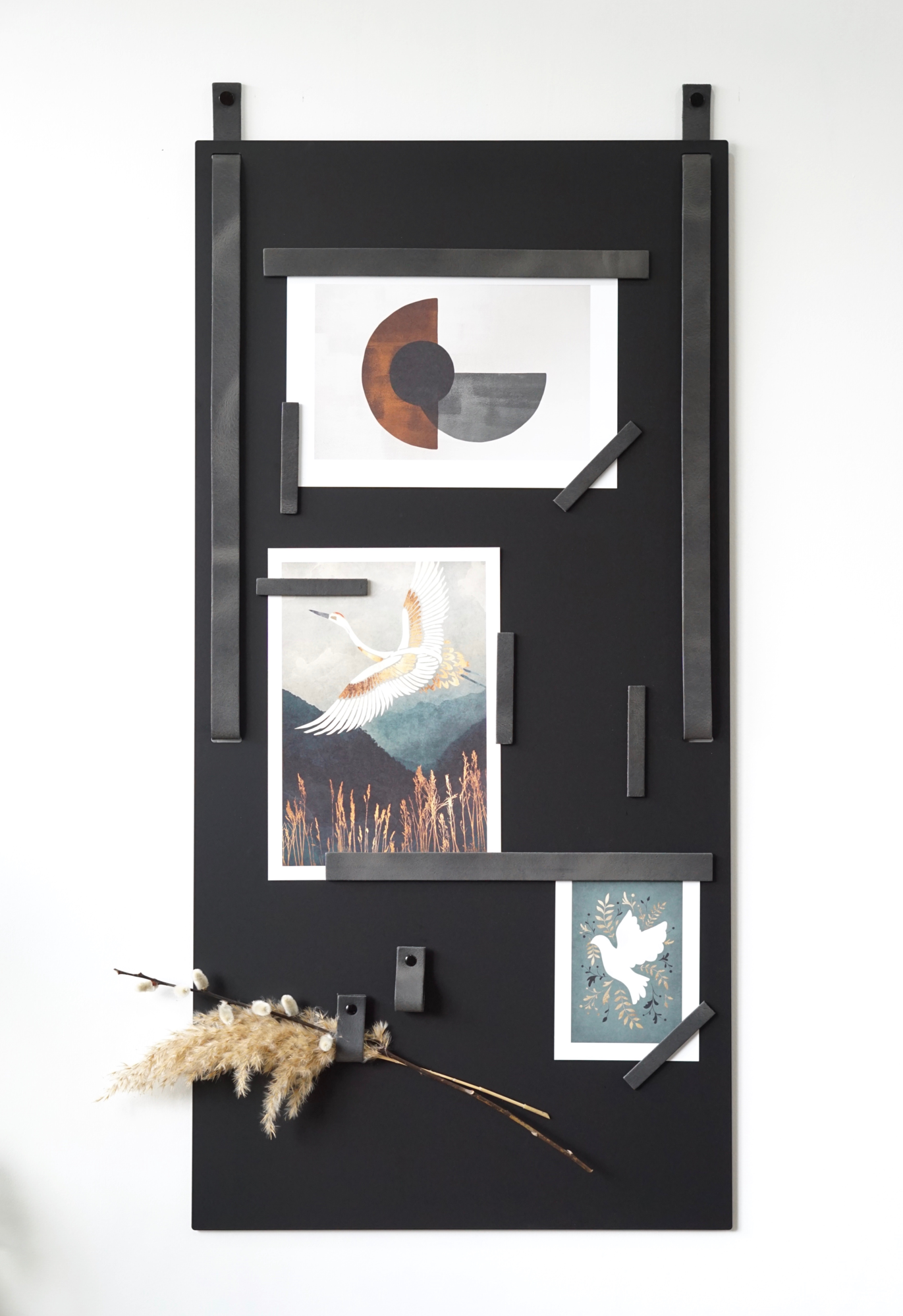 Magneetbord XL | Verticaal - Donkerbruin
