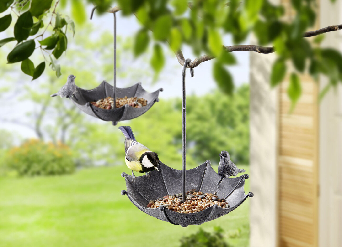 Vogelfutterstelle im 2er-Set