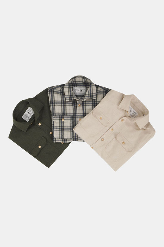 Buitenmens Buitenmens Flannel Melton Ruit Blouse