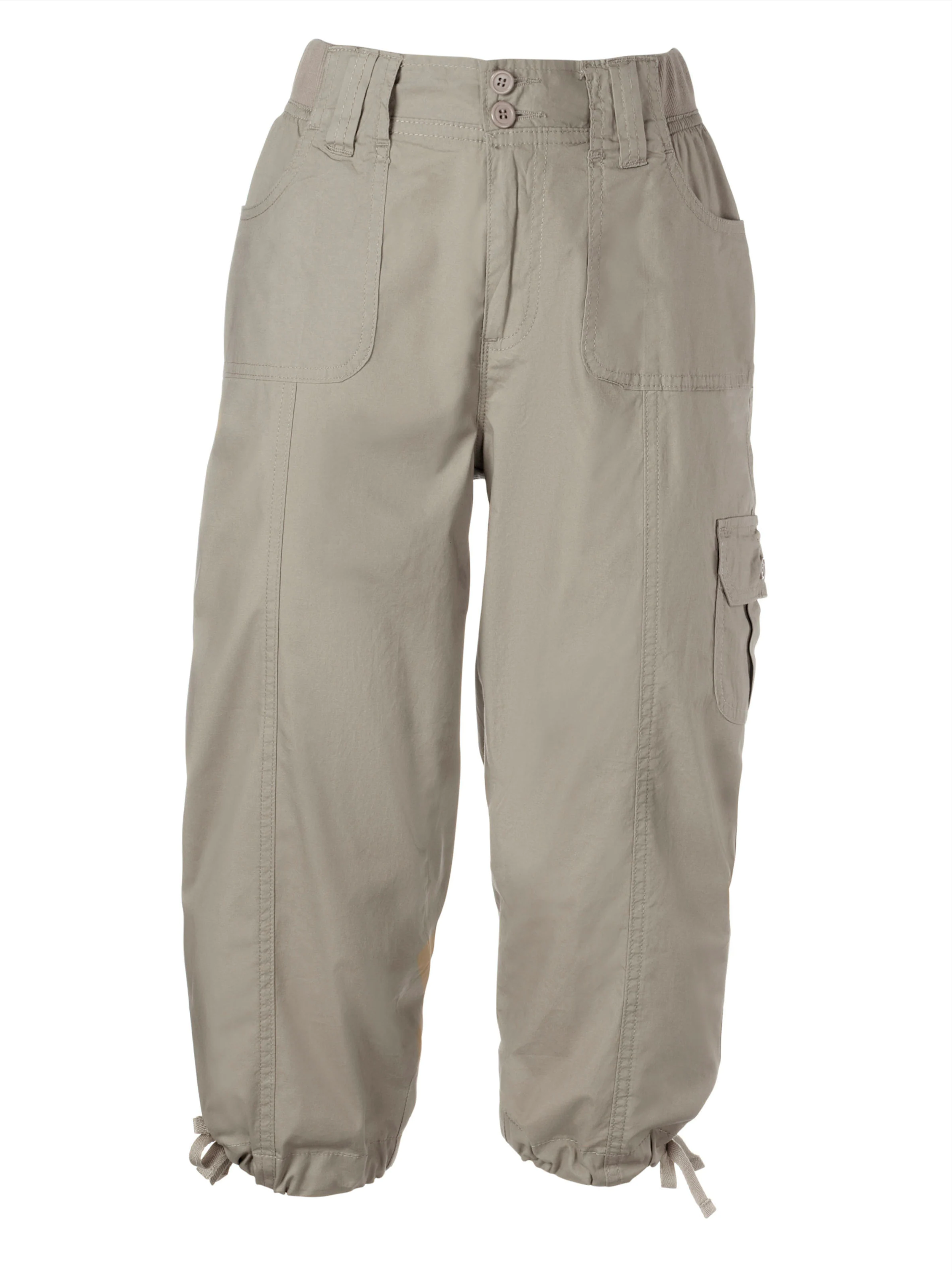 Caprihose in hellkhaki