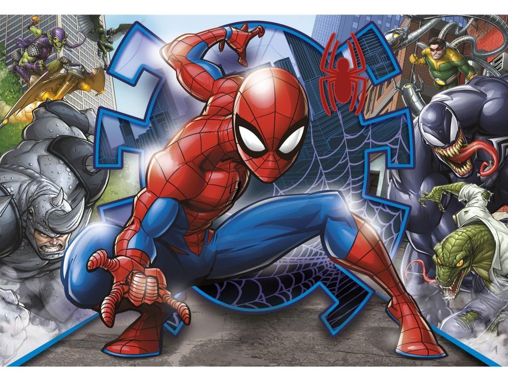 PUZZLE SPIDERMAN CLEMENTONI 104 PEÇAS