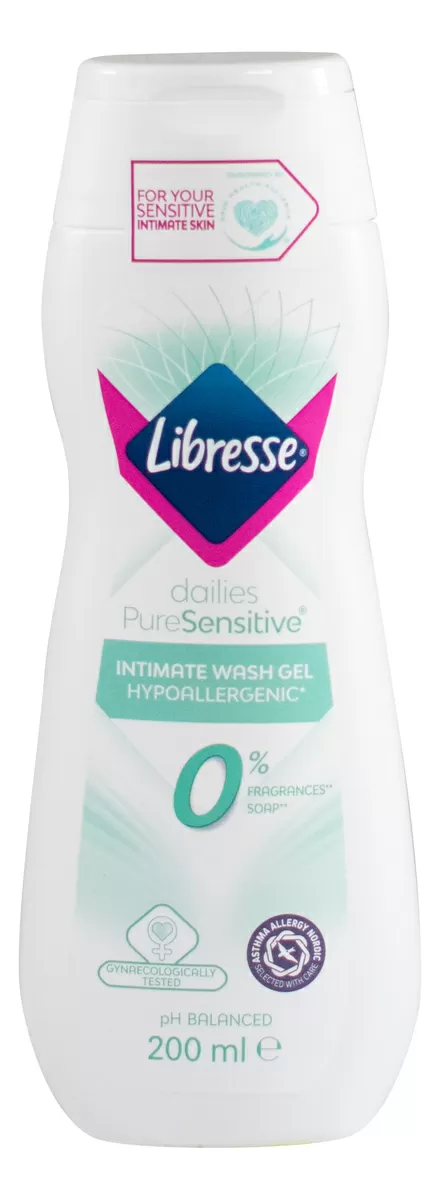 Libresse Pure Sensitive Intimsæbe - 200 ml.