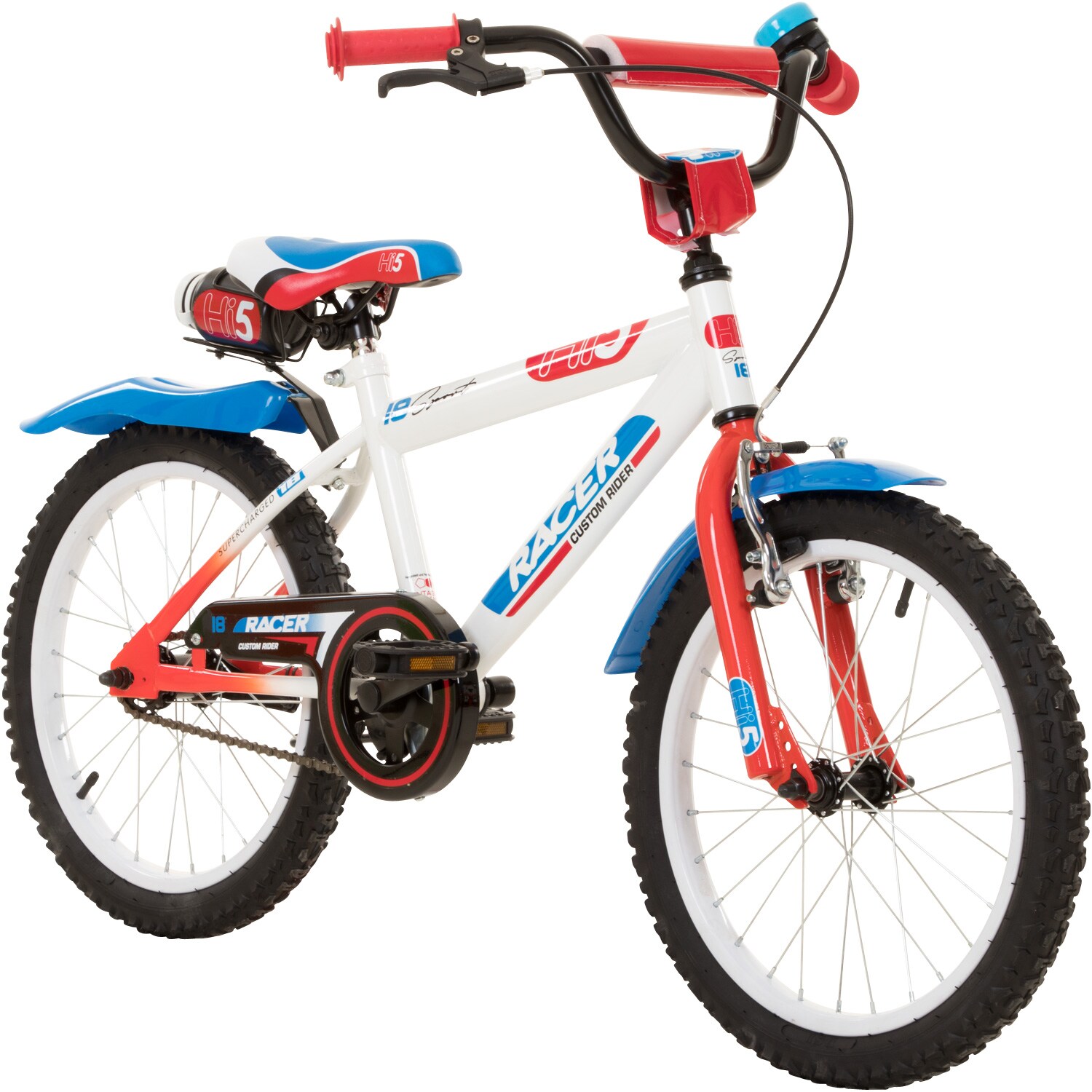 Hi5 Racer Kinderfahrrad ab 5 Jahre Fahrrad für Mädchen und Jungen 115 - 130 cm