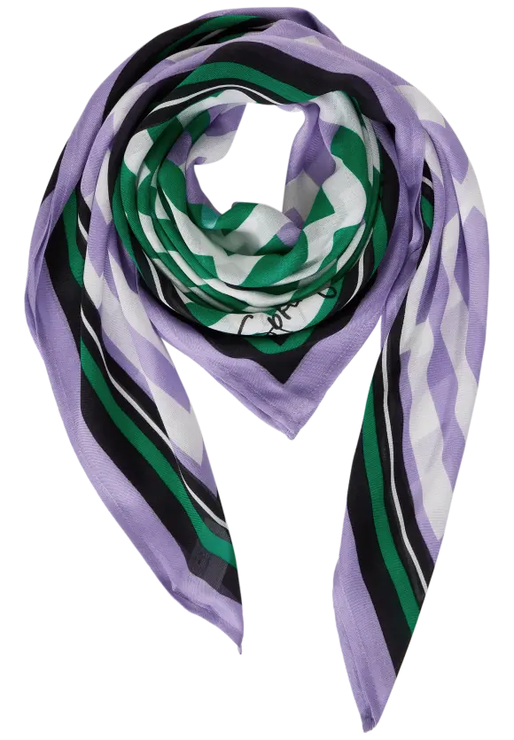 Modal Print Tuch - shiny lilac