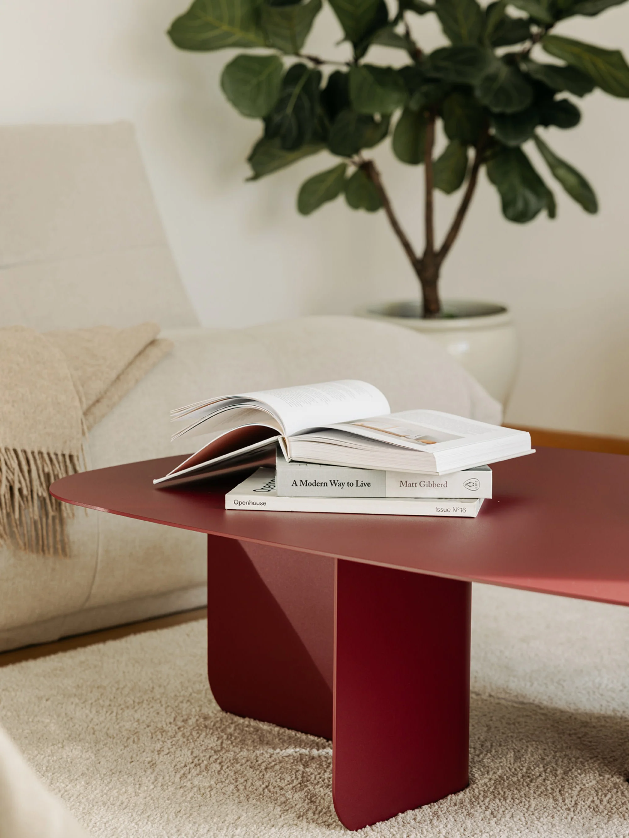 Handgemaakte salontafel Livia