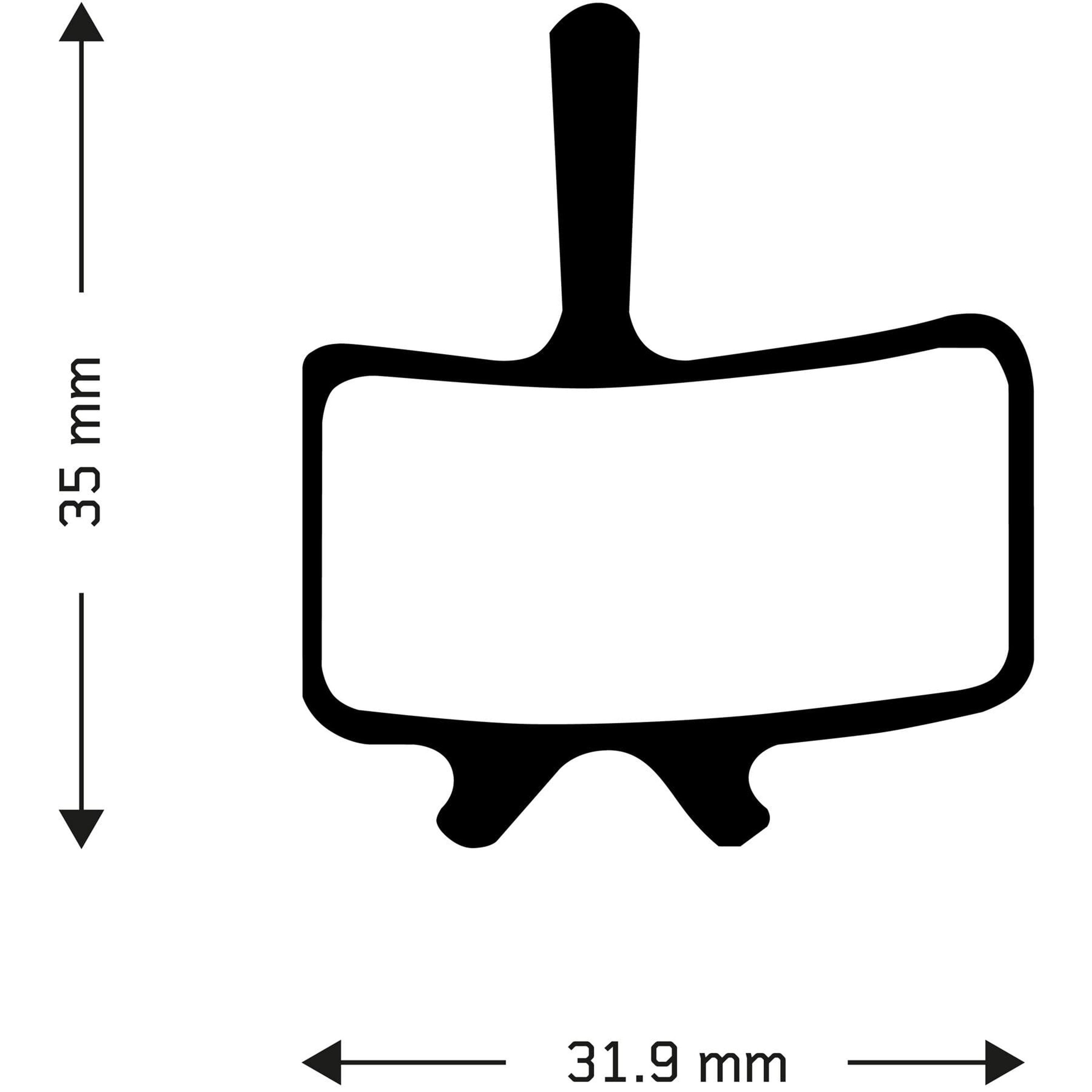 Aztec Organic Disc Brake Pads for Avid Juicy And BB7