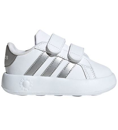 adidas Performance Sko -  Grønd Court 2.0 CF - Hvid/Sølver