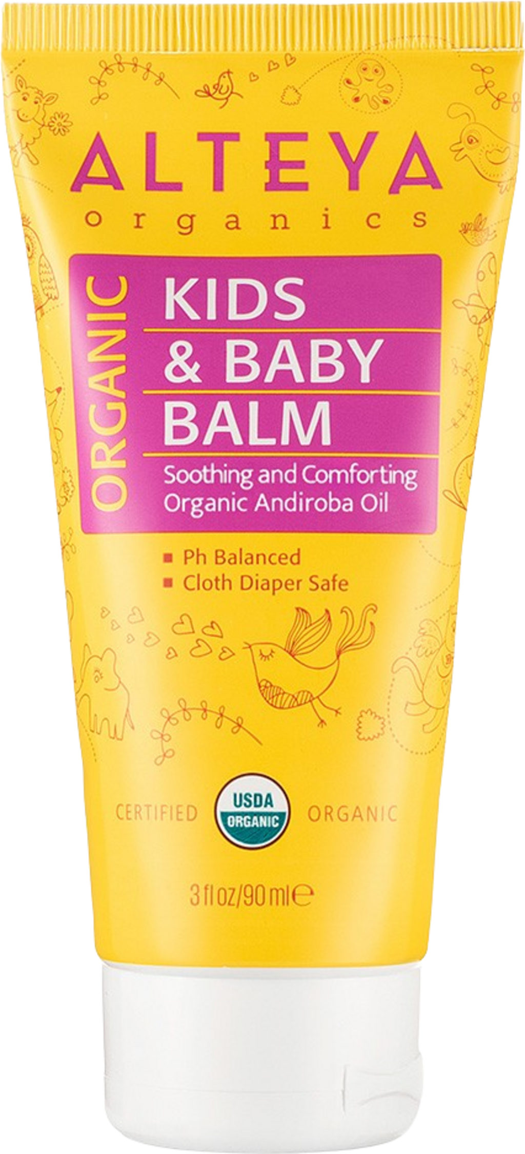Alteya Organics  Organic Kids & Baby Balm, 90 ml