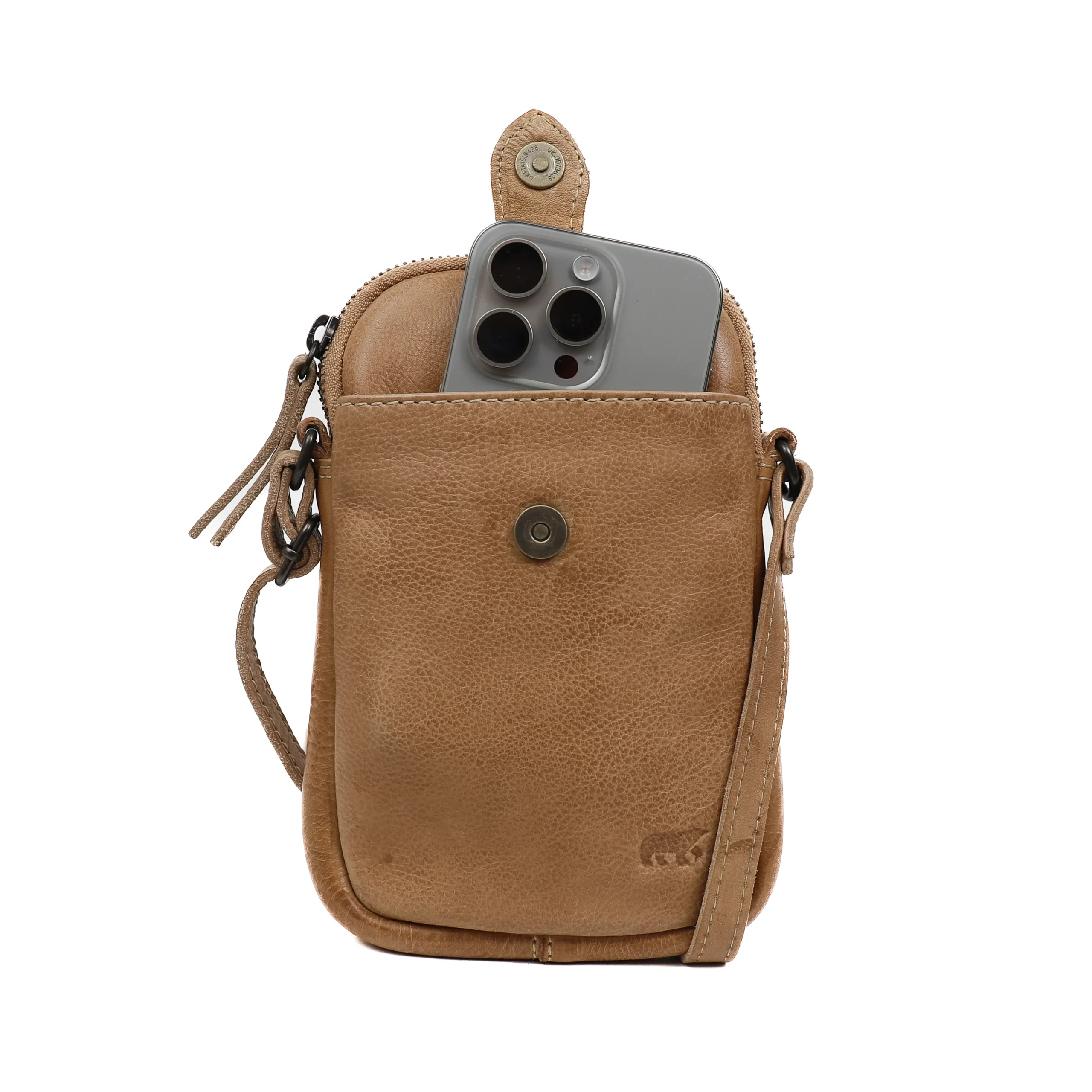 Bear Design Cow Lavato Schoudertas/ Telefoontasje Sev Baltic Beige CL44545