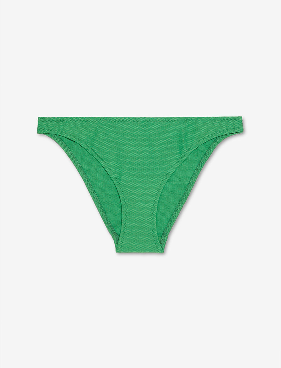 Culotte de bain taille basse - vert vif