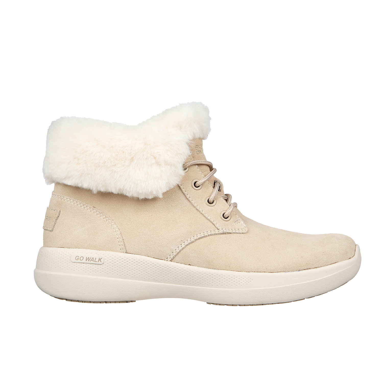 SKECHERS Schnürstiefelette aus Textil