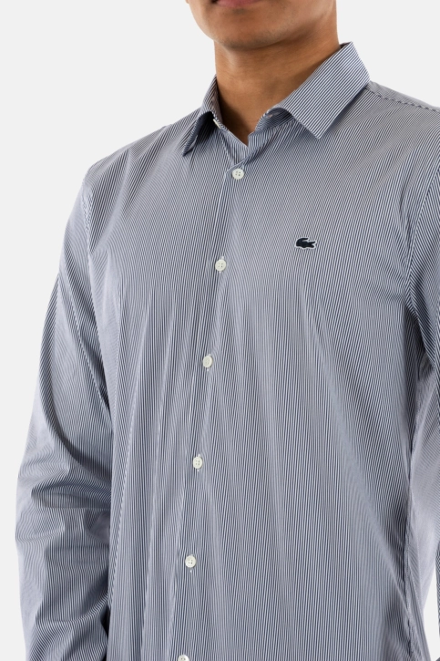 Chemise lacoste ch0198 522 blanc/marine