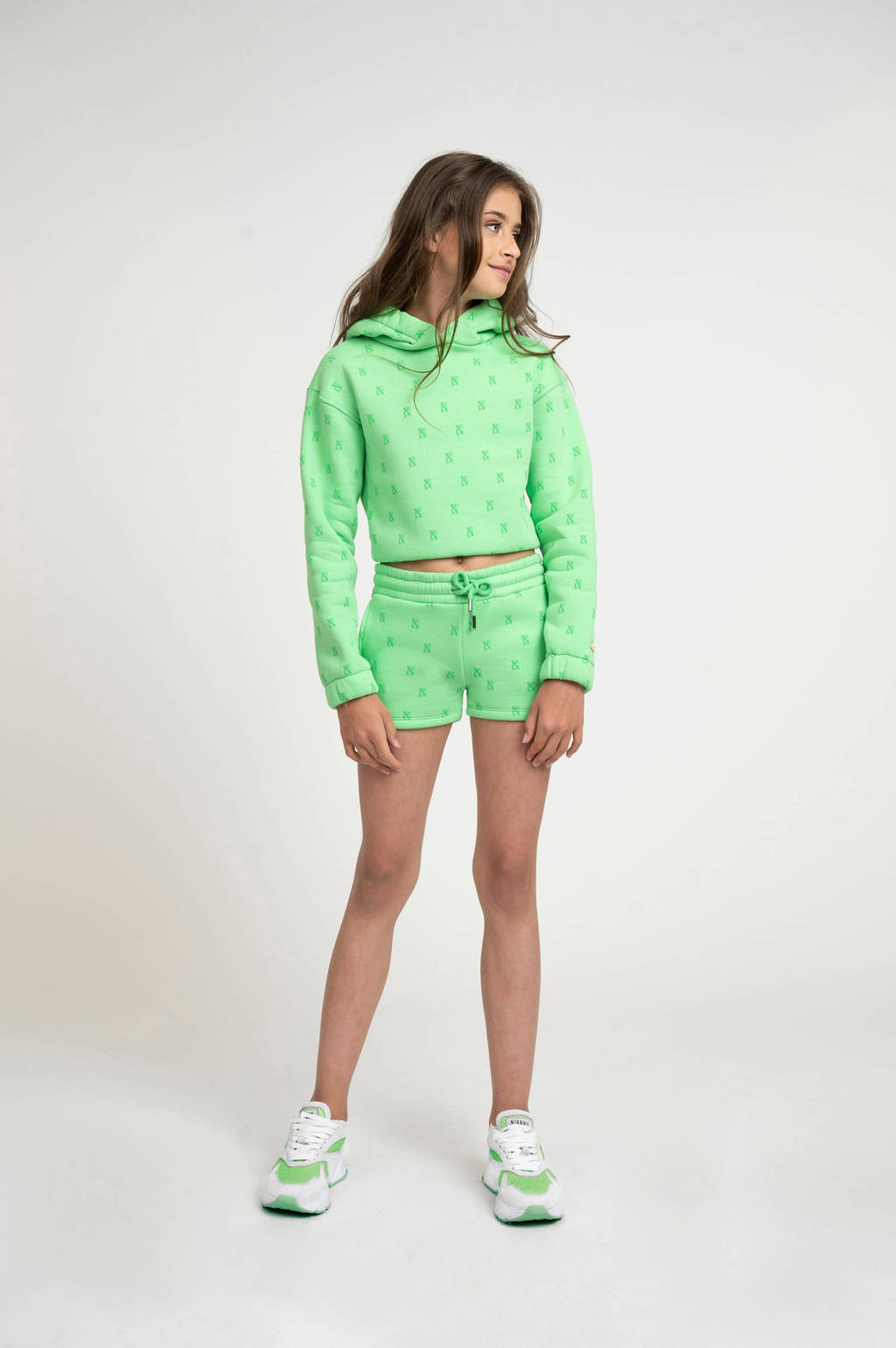 NIK&NIK short Brody met all over print groen