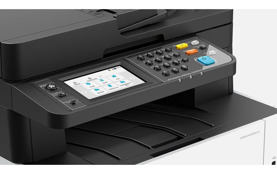Multifunktionsdrucker ECOSYS MA2600CWFX<br>4-in-1-Farblaser-Multifunktionsdrucker