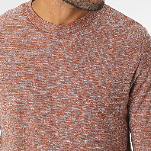 Tee Shirt Manches Longues GMS Mul Marron Chiné