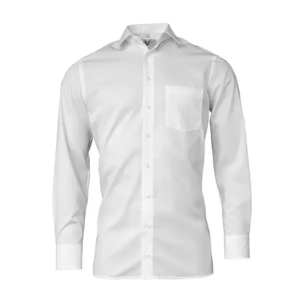 Men´s Shirt Modern Fit Long Sleeve - hvid