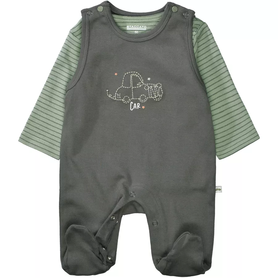 Staccato Strampler+Shirt soft anthrazit