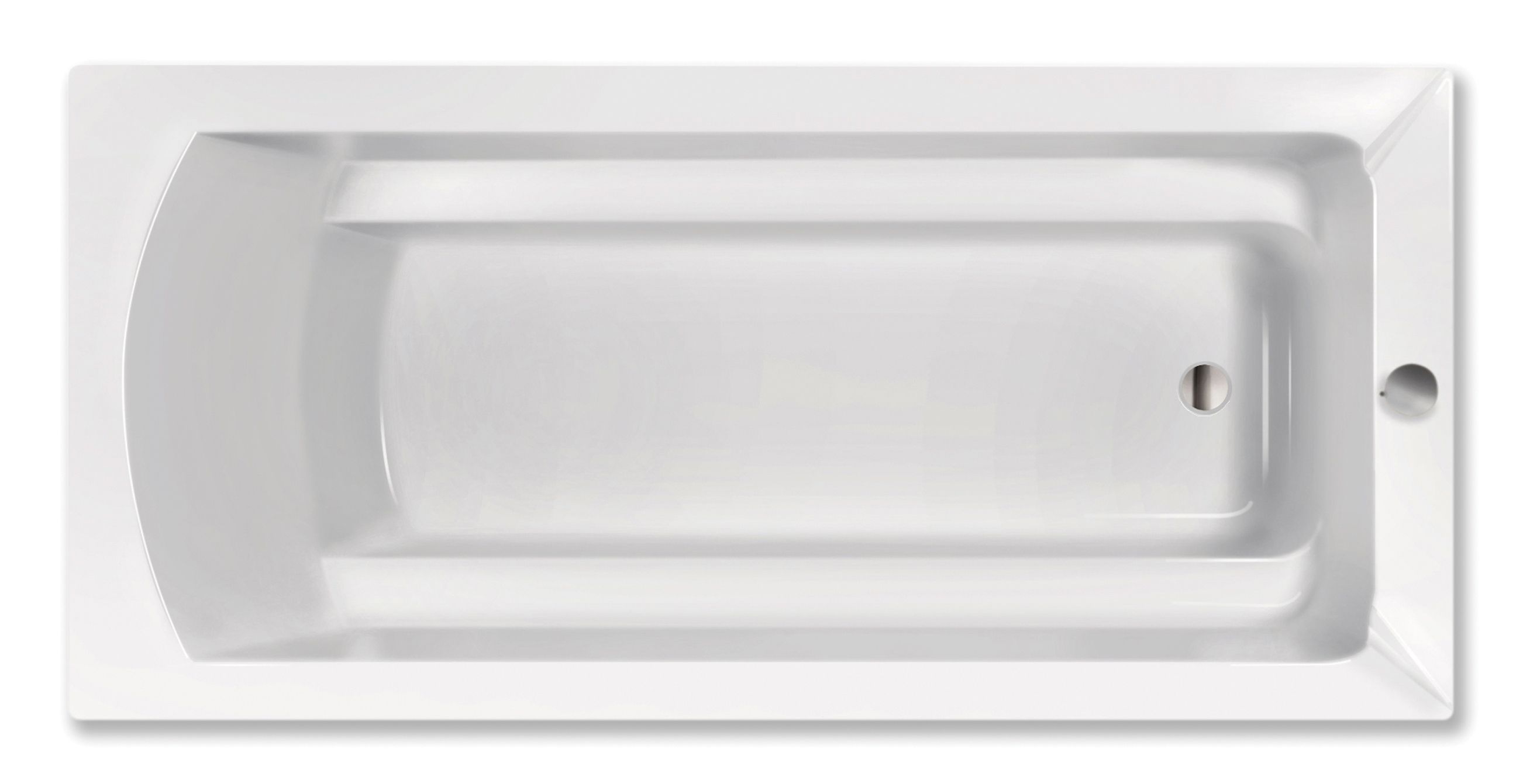 Xenz Bodysize douchebad 170x90x45cm wit