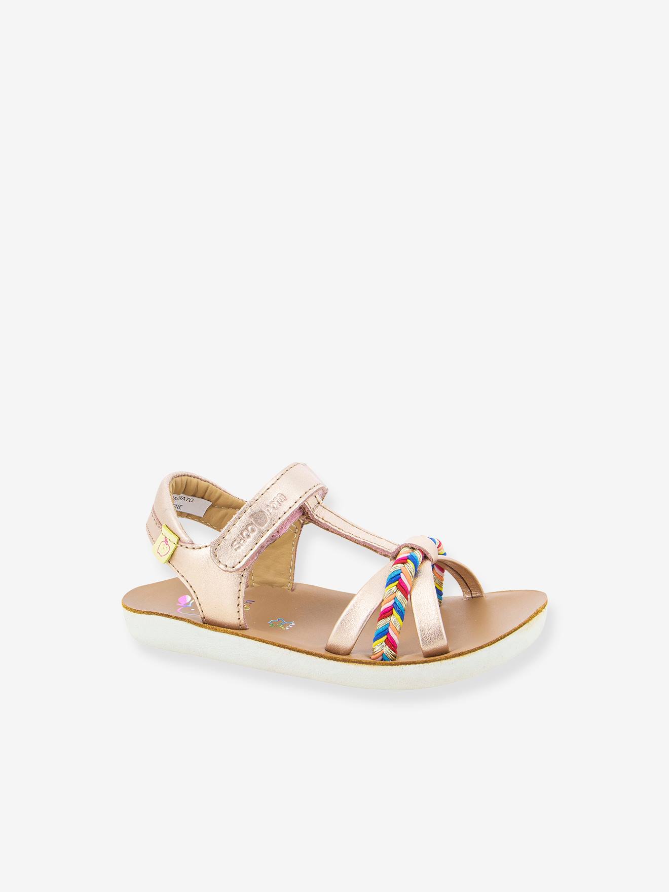 Sandálias infantis SHOO POM® Goa Salomé em cobre iridescente