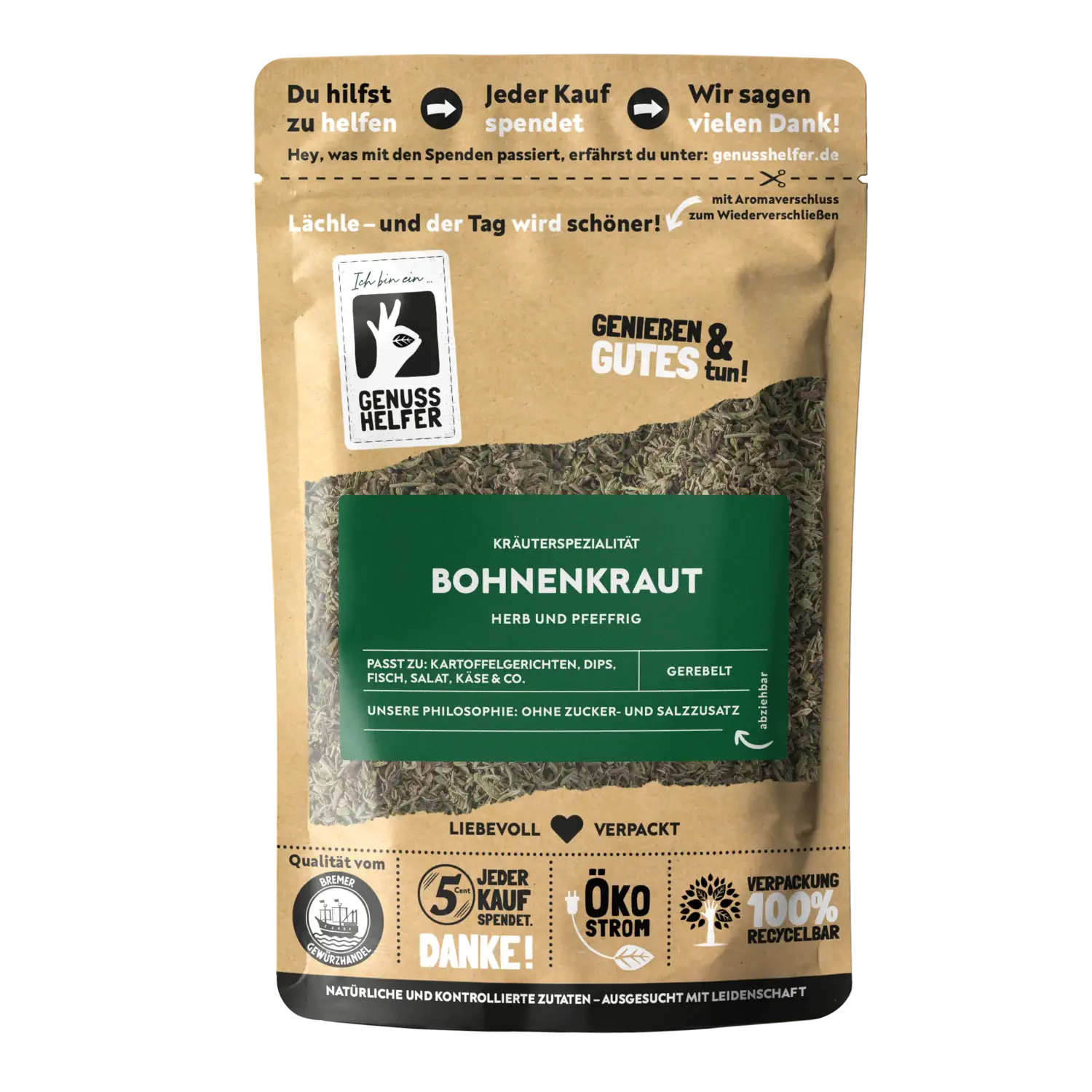 Bohnenkraut, gerebelt, 10er Pack