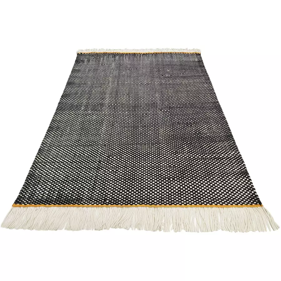 Esprit Handweb-Teppich Casa schwarz