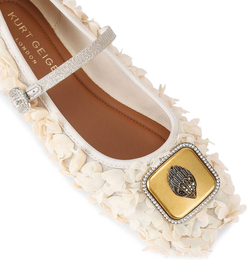 Kurt Geiger ballerina's beige