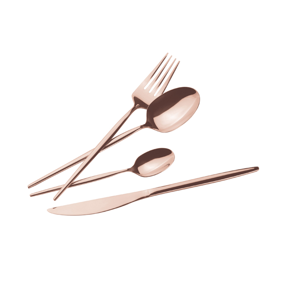 Berlinger Haus 24-teiliges Besteck-Set Rose Gold
