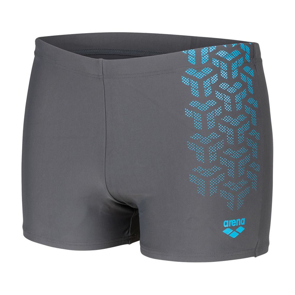 Arena KIKKO V - Boxer de bain Homme asphalt/turquoise