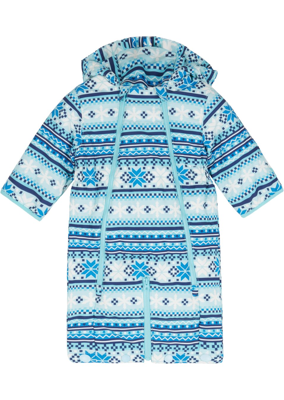Combinaison d'hiver et nid d'ange bébé 2en1