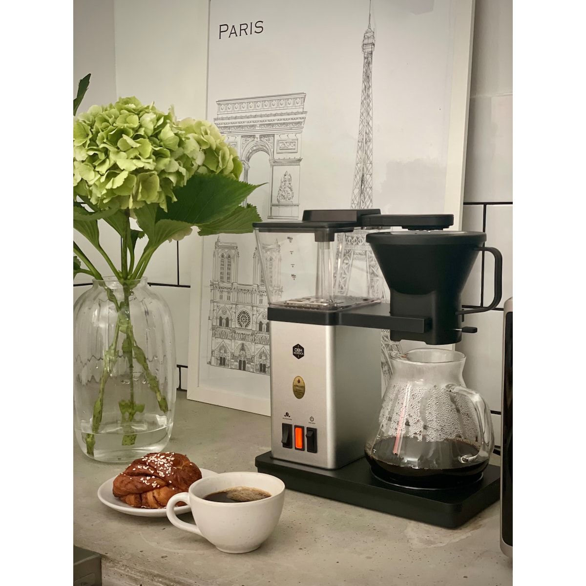 OBH Nordica Blooming kaffetrakter 3000000976 (sølv)