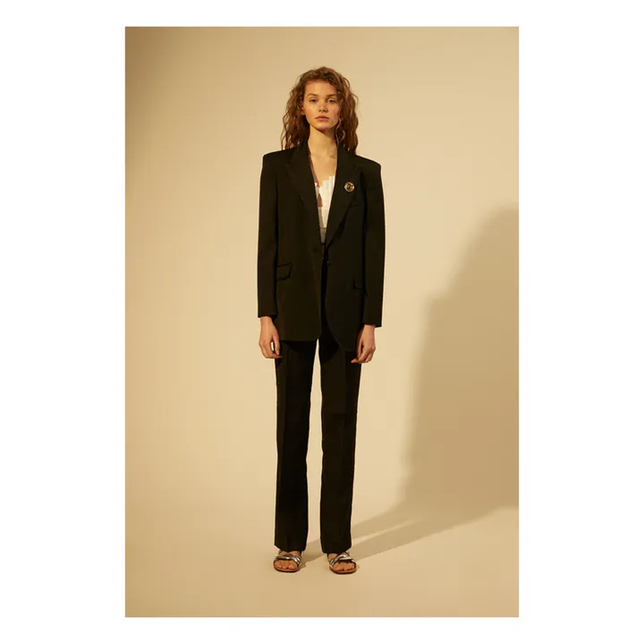 Tressé Veste Volal | Noir