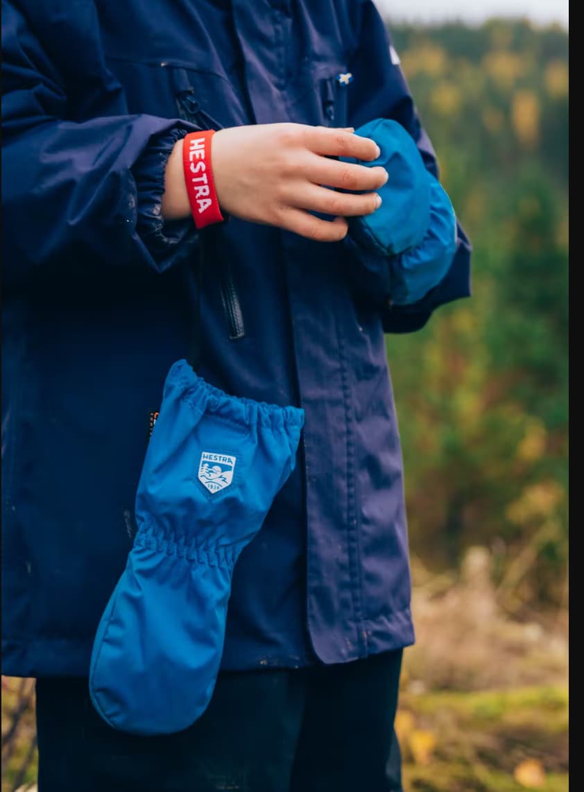 Hestra CZone Contact Kids Shell - Mitt<br>100% vanntett - perfekt til lek & moro i barnehagen!