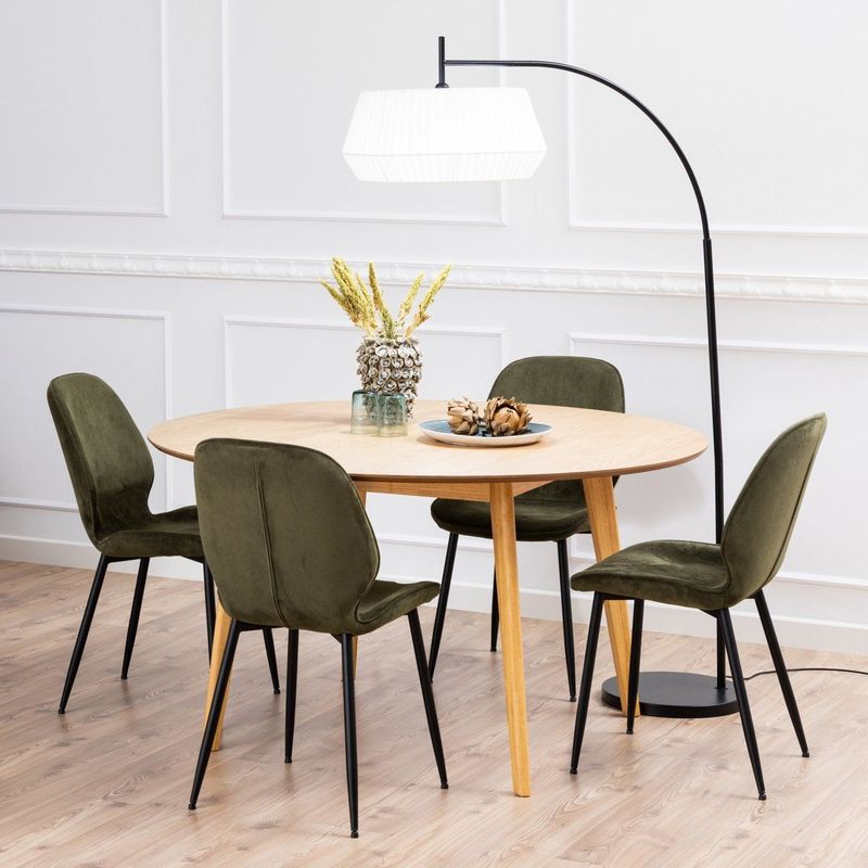 Giga Living - Levi - Eettafel - Naturel - Hout/MDF - Ø140cm
