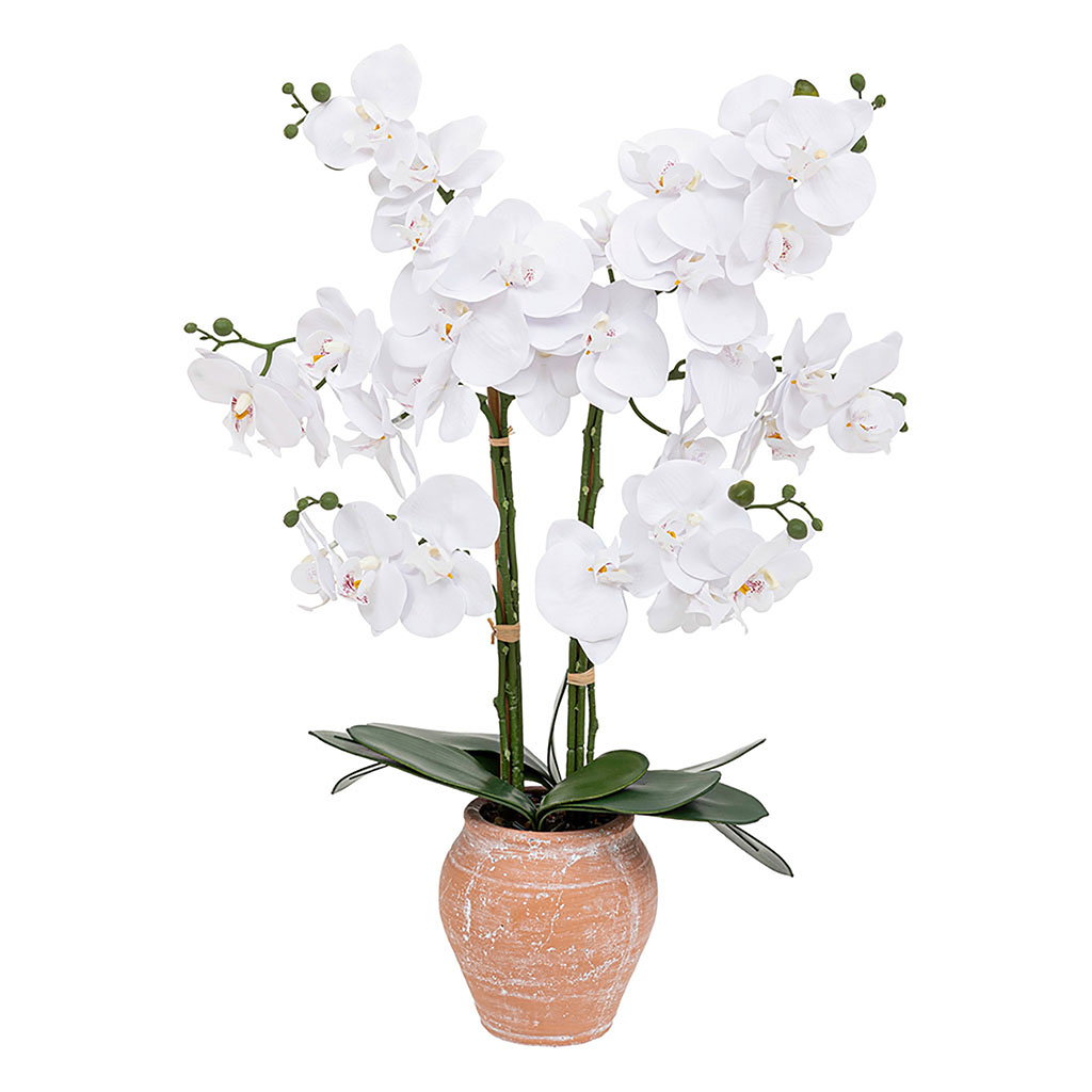 Orchidée artificielle en pot DENA H 65cm