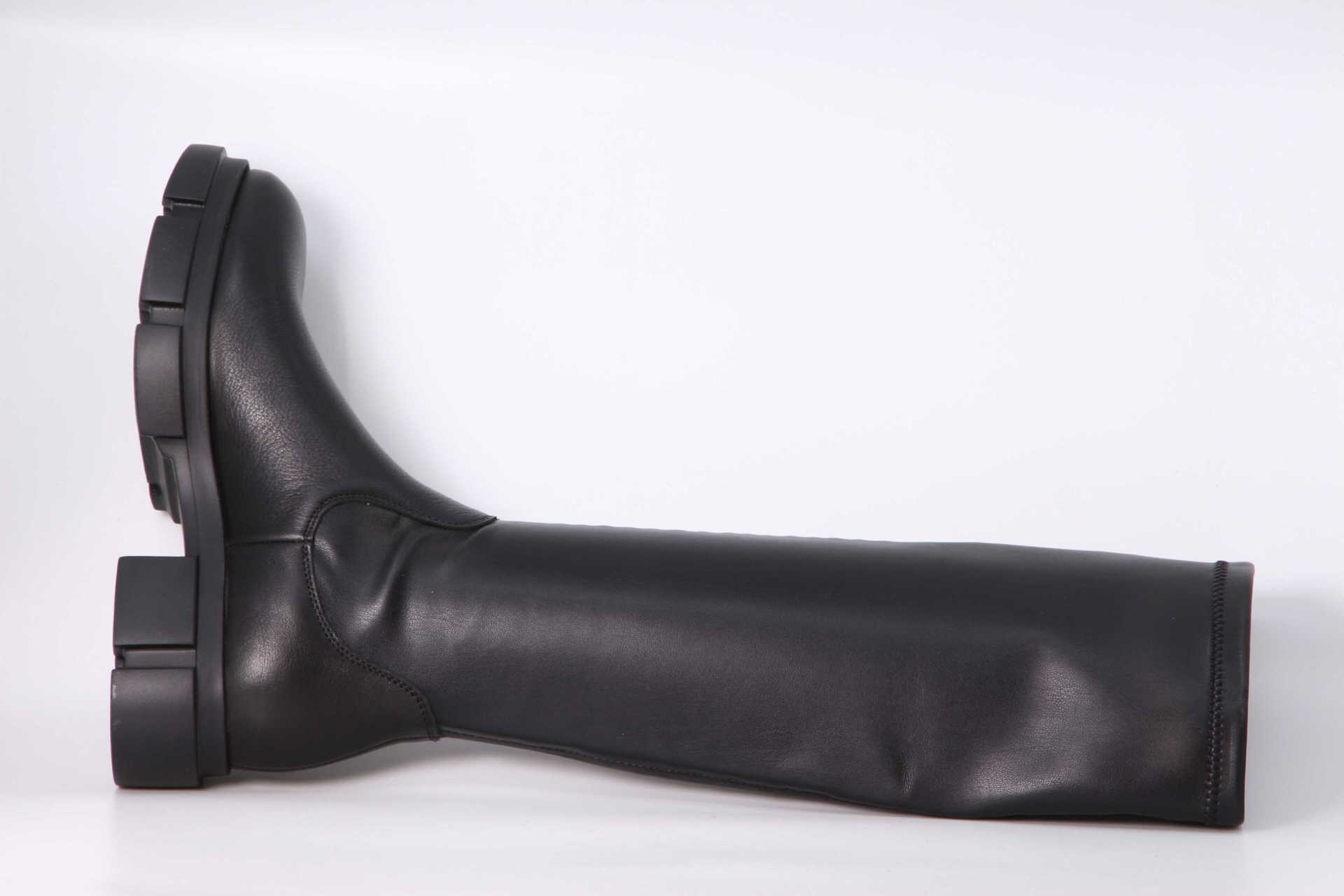 Copenhagen Hochschaft-Stiefel Stretch black