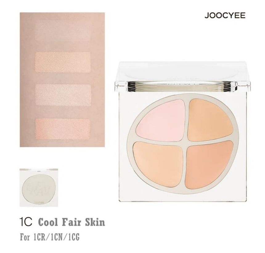 JOOCYEE - 4-kleuren concealerpalet - 4 kleuren
