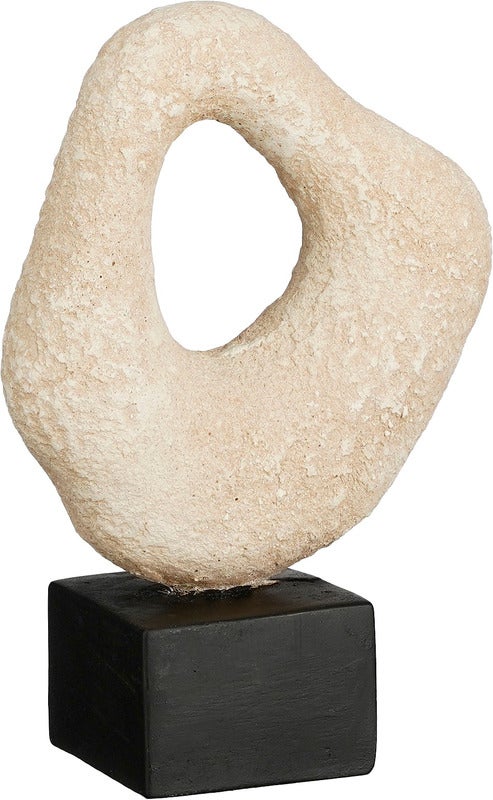 Mica Decorations beeld op voet wit 15 x 7 x 21 cm