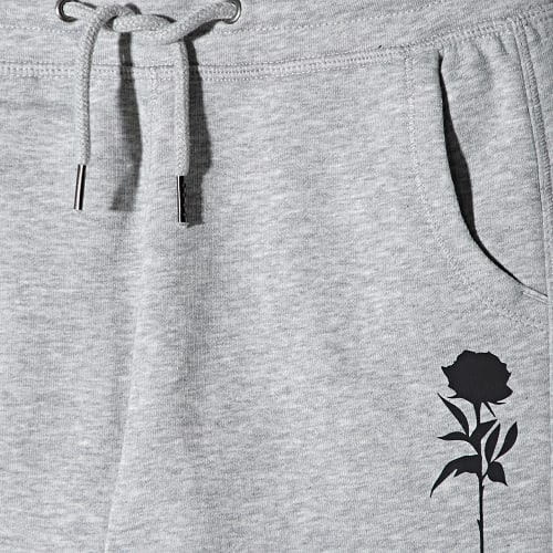 Pantalon Jogging Enfant Roses Gris Chiné