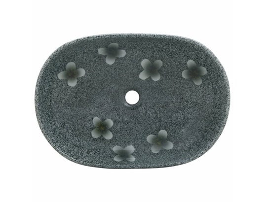 VIDAXL - Vasque à poser bleu ovale 59x40x14 cm céramique