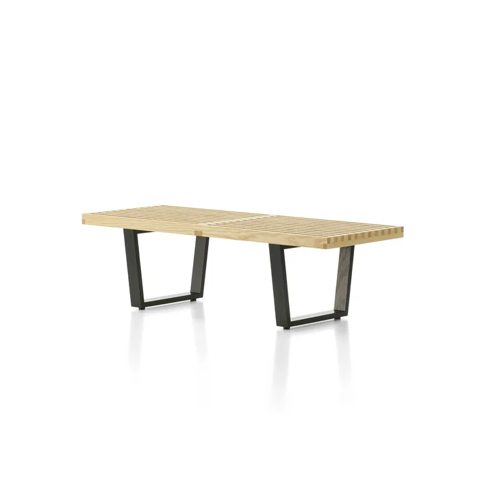 Vitra - Nelson Bench, L 122 cm, Esche natur
