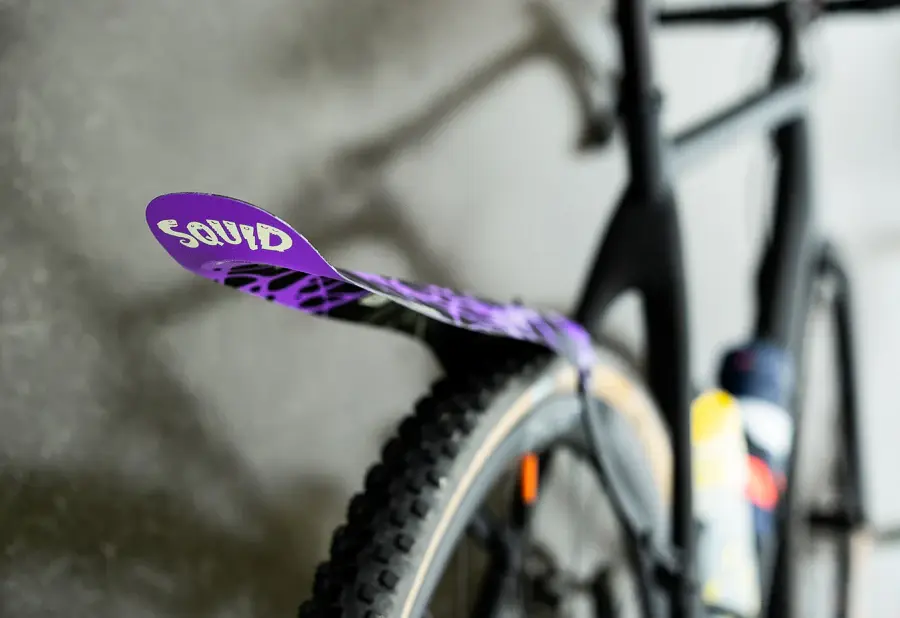 Ass Savers Mini Achterspatbord WGS-2 Win Wing Gravel Paars/Zwart
