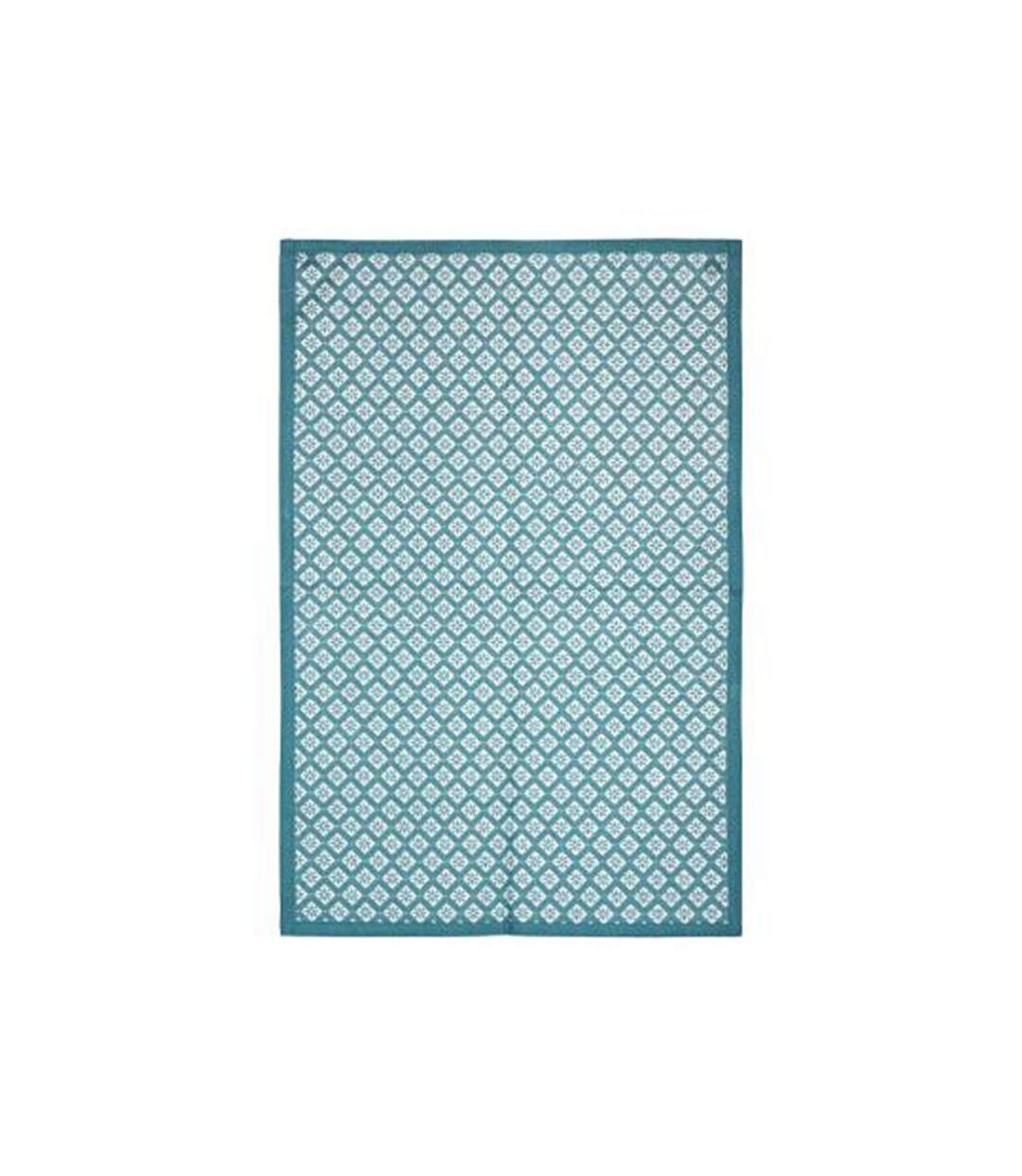 Lot de 3 Torchons Imprimé 45x70cm Bleu