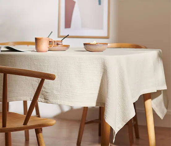 Tischdecke aus Musselin, Normalgröße