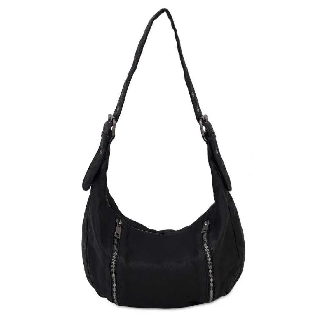 Nunoo | Sally small pocket washed | Leren schoudertas
