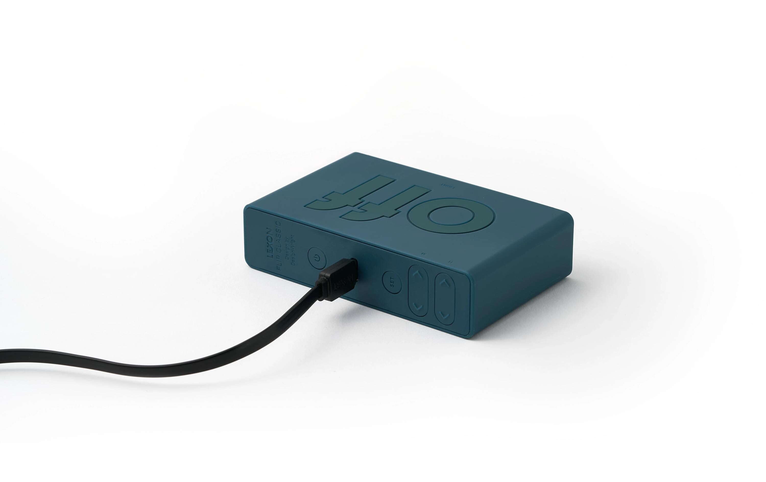 Digitalwecker Flip Classic BlauLCD-Wecker