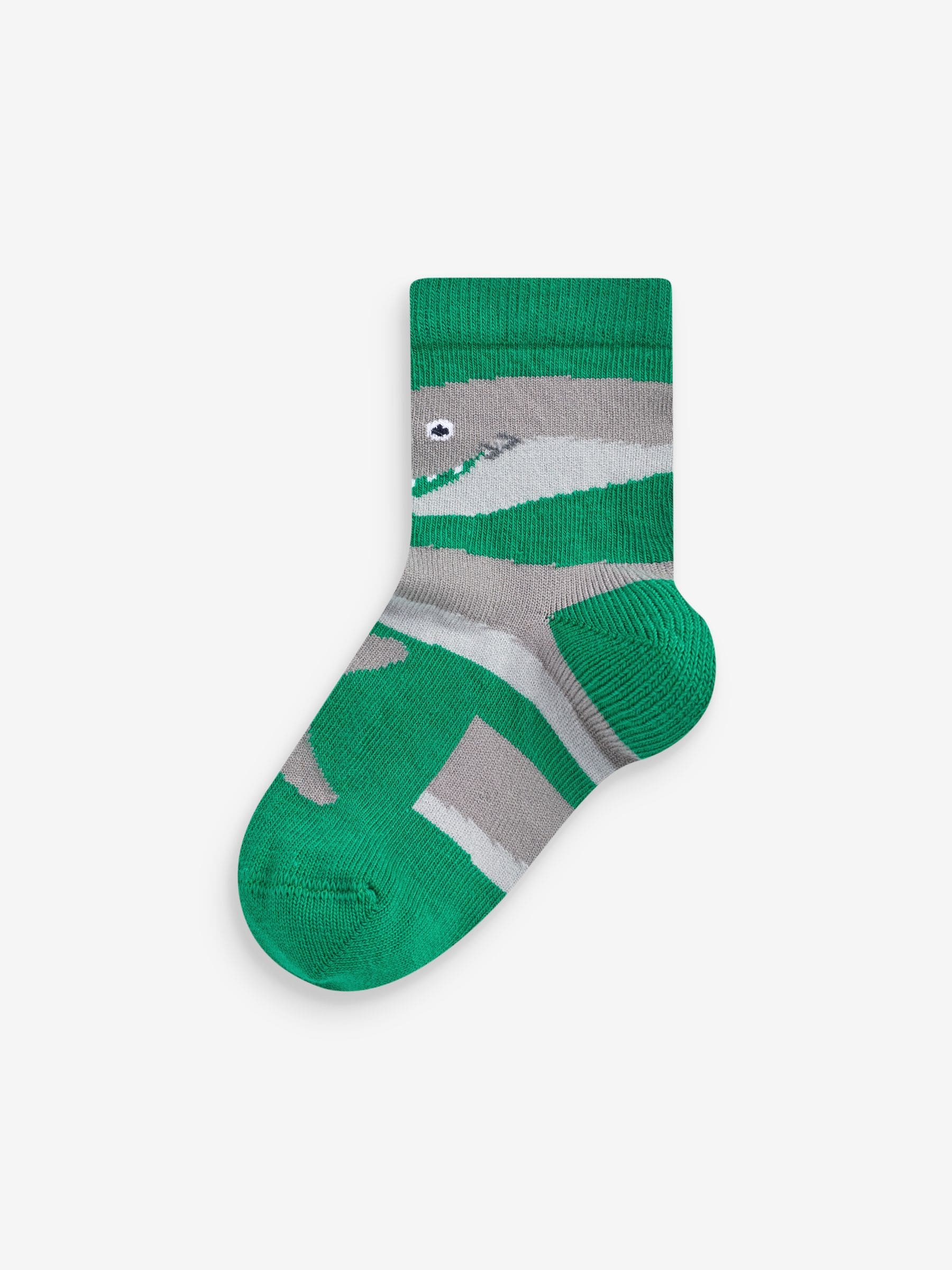 Rood/blauw/groen met dierenprint - Verpakking van 7 paar sokken met hoog aandeel katoen