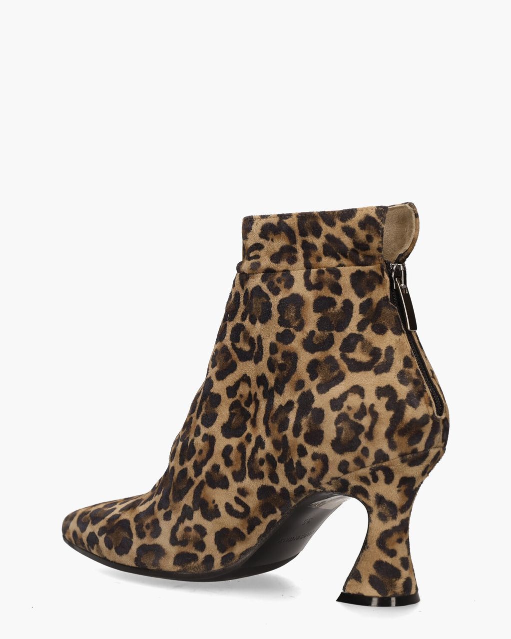 Cypres 9928 Bruin/Zwart Dames Enkelboots