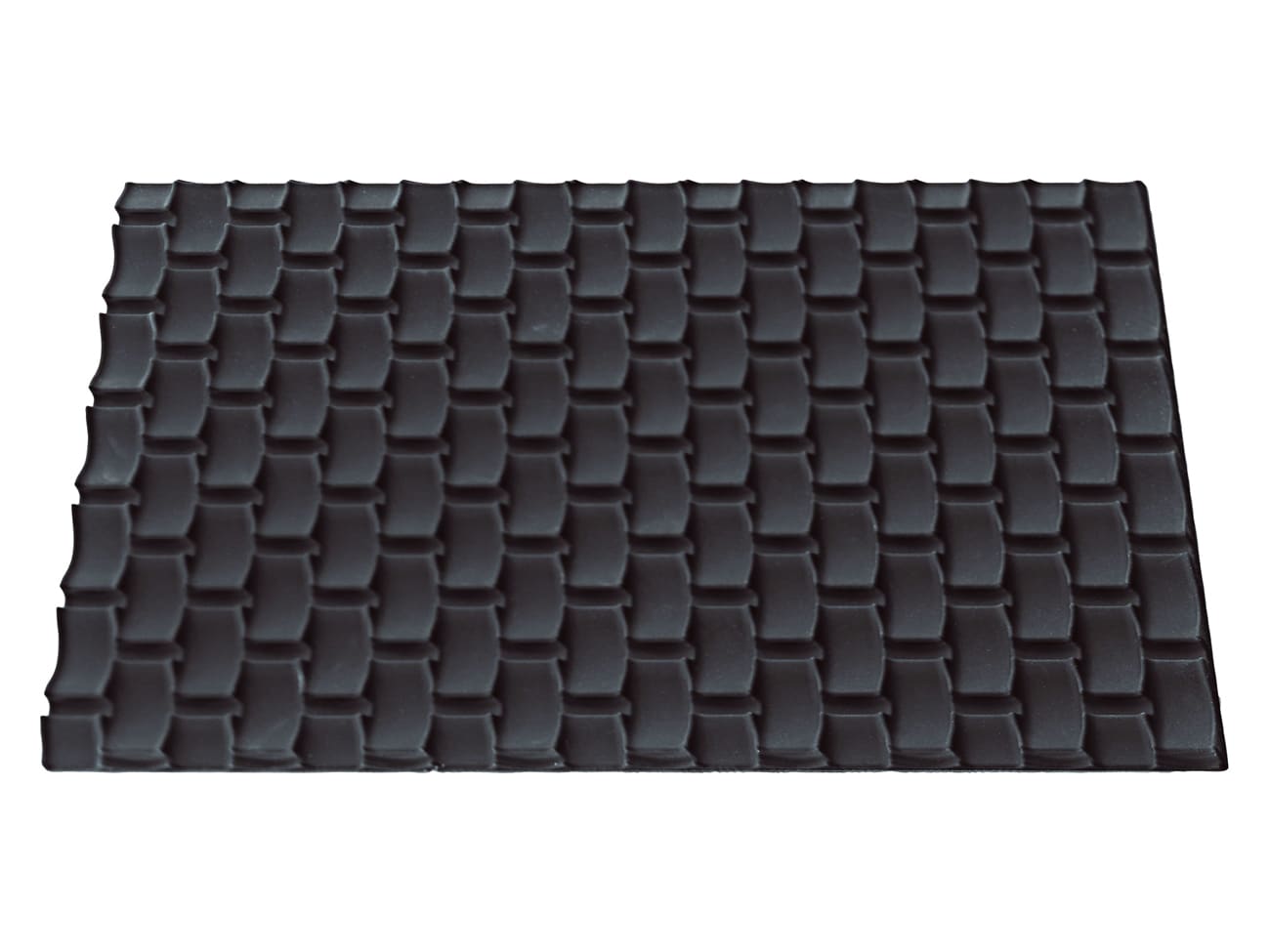 Moule à bûche silicone - Tapis tressé - 25 x 9 cm - Silikomart