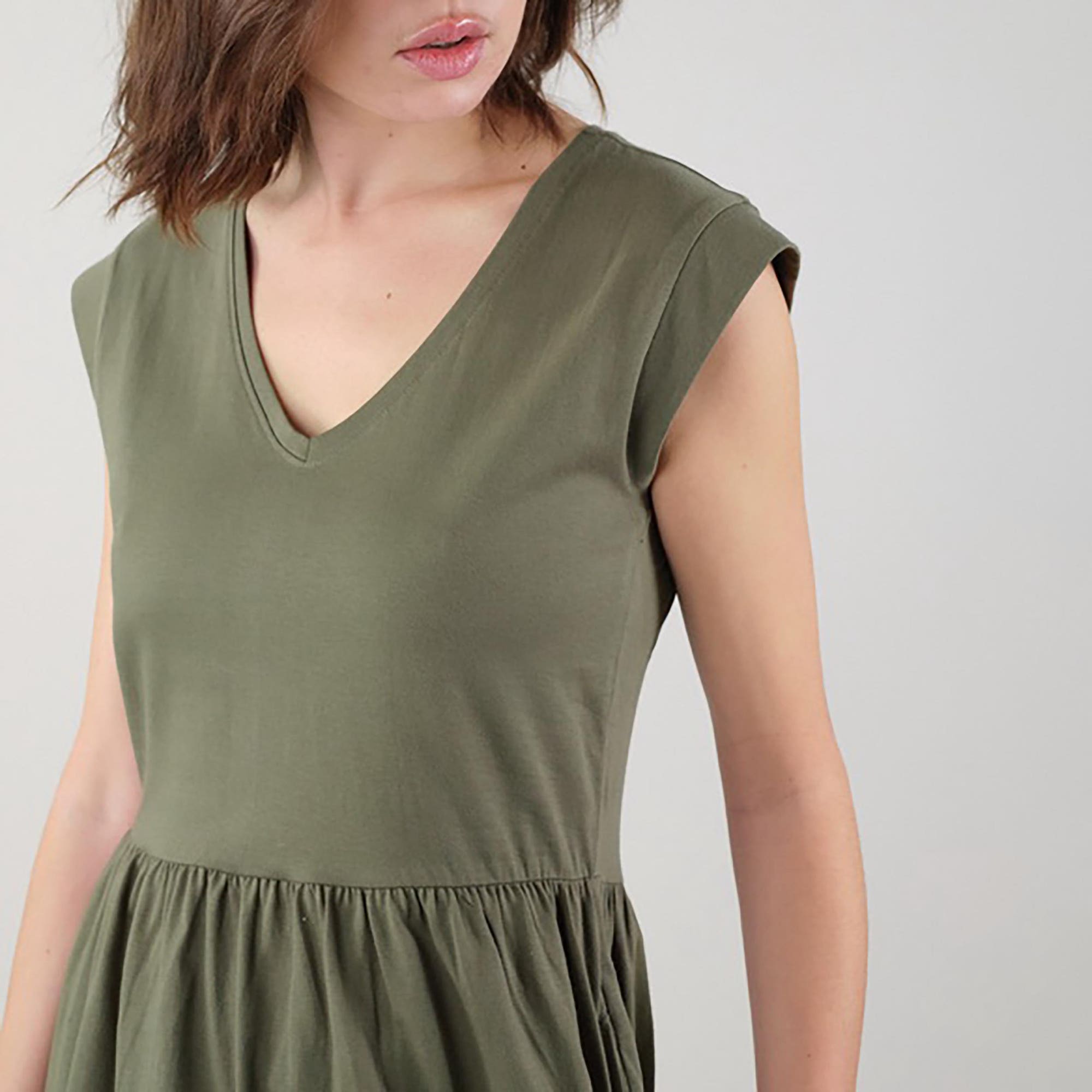 Robe Femme kaki